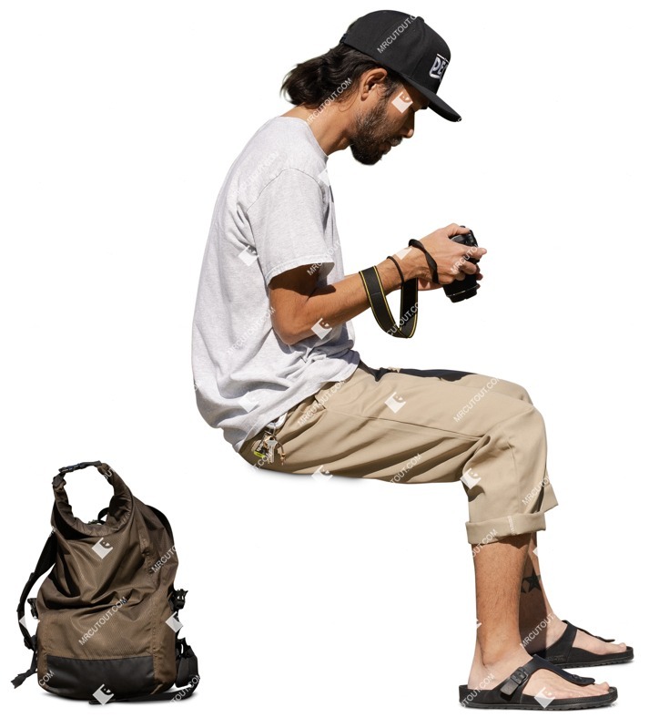 Man sitting person png (18447)