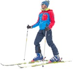Man skiing cut out people (3673) - miniature