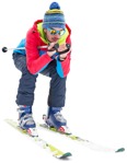 Man skiing cut out people (3674) - miniature