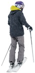 Cut out people - Man Skiing 0008 | MrCutout.com - miniature