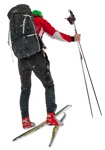 Cut out people - Man Skiing 0016 | MrCutout.com - miniature