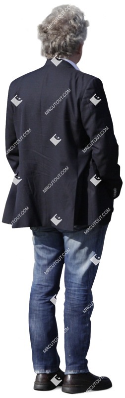 Man standing entourage people (5098)