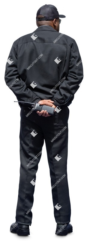 Man standing cut out people (12300)