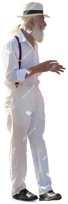 Man standing cut out people (13283)