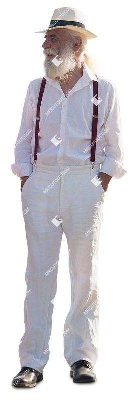 Man standing cut out people (13284)
