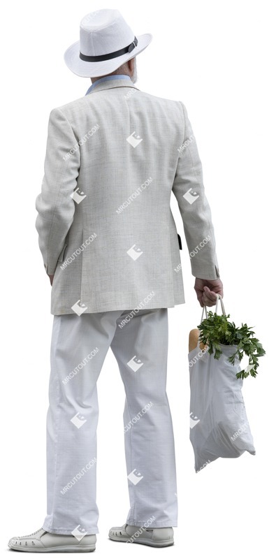 Man standing people cutouts (13587)