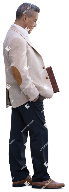 Man standing cut out people (14222)