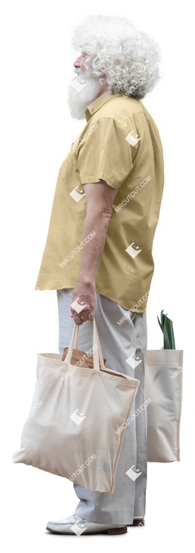 Man standing cut out people (14651)