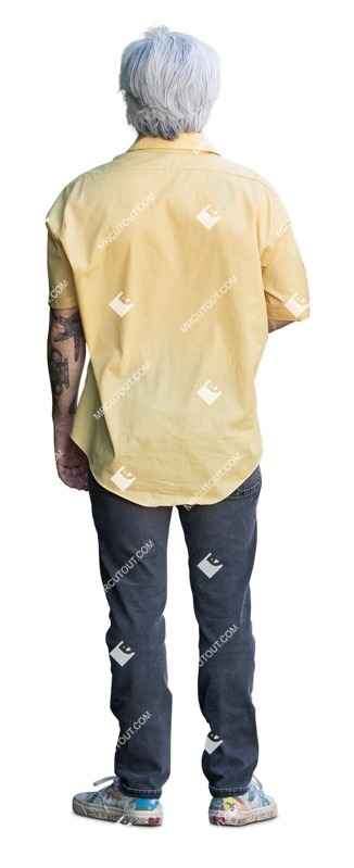 Man standing cut out pictures (18317)
