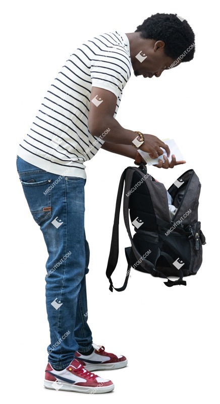 Man standing people cutouts (19845)