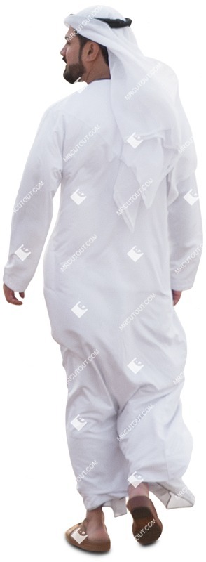 Man walking entourage people (4605)