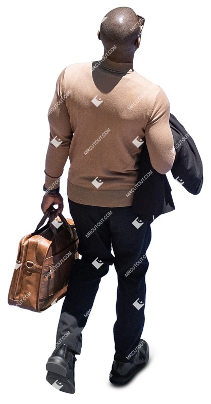 Man walking entourage people (15031)