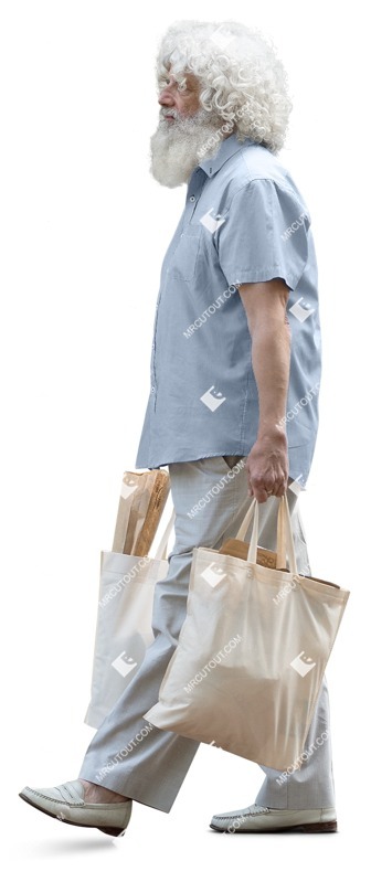 Man walking cut out people (14365)