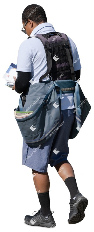 Man walking cut out pictures (14374)