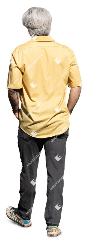 Man walking cut out pictures (17528)