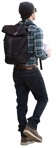 Man walking human png (15204) - miniature