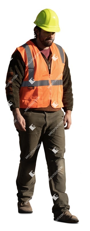 Man walking entourage people (19424)