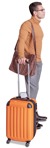 Man with a baggage photoshop people (5794) - miniature