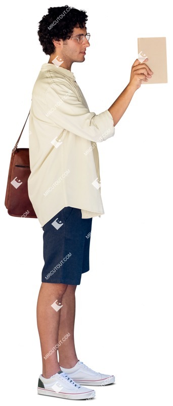 Man with a book people png (14197)