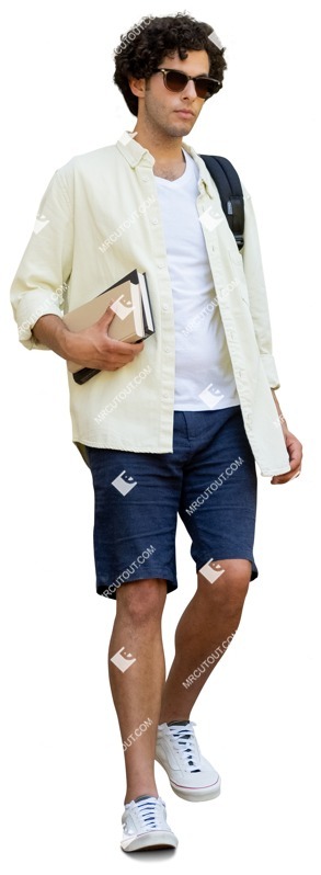 Man with a book person png (13392)