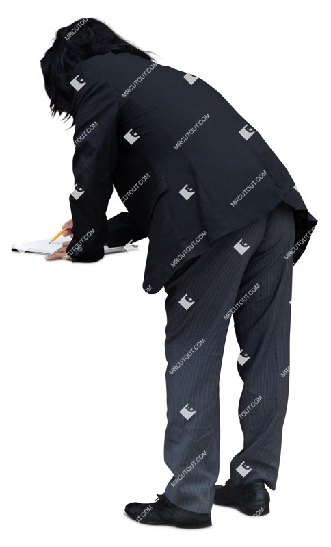 Man with a book human png (17431)