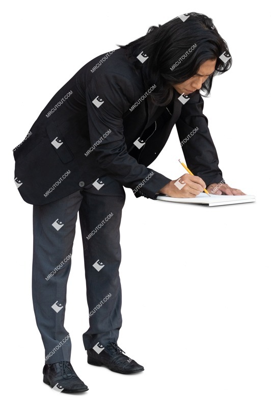 Man with a book human png (17432)