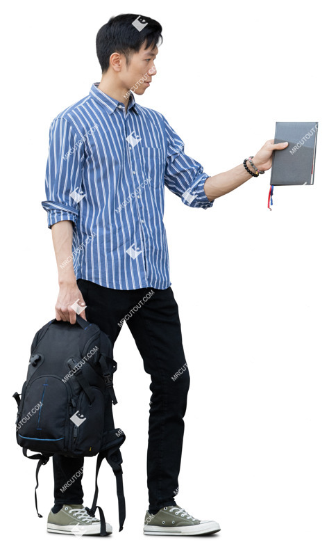 Man with a book people png (20016)