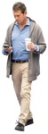 Man with a smartphone photoshop people (12199) | MrCutout.com - miniature