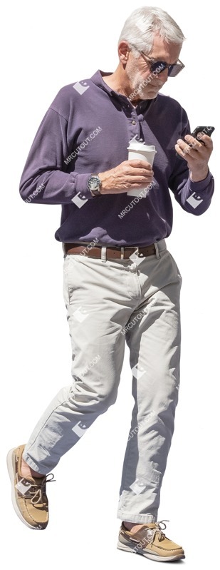 Man with a smartphone human png (13325)