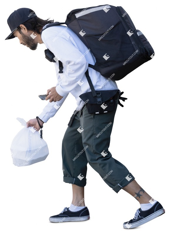 Man with a smartphone people png (14984)