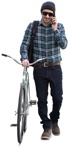 Man with a smartphone cycling png people (14545) - miniature