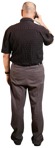 Man with a smartphone standing people png (8904) - miniature