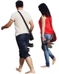 Mature adult group couple man woman walking people png (729) - miniature