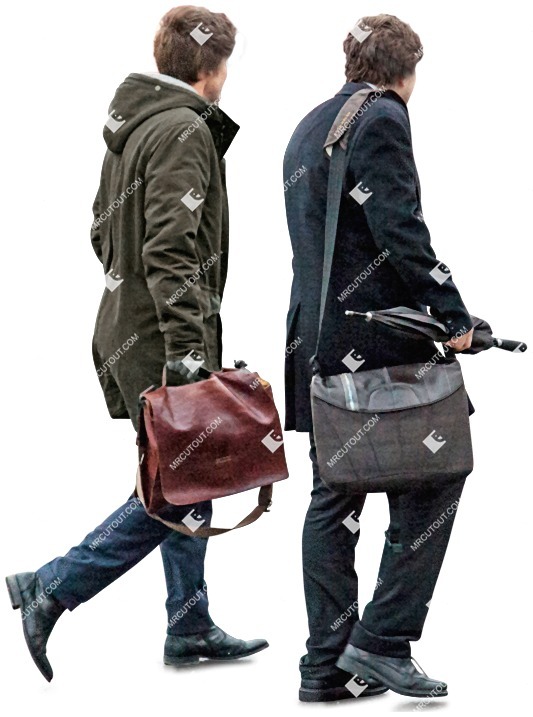 Mature adult group man walking cut out pictures (2813)