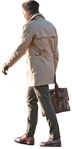 Middle age man walking people png (2791) - miniature