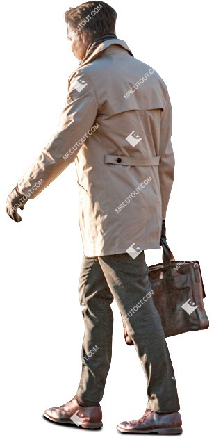 Middle age man walking people png (2924)