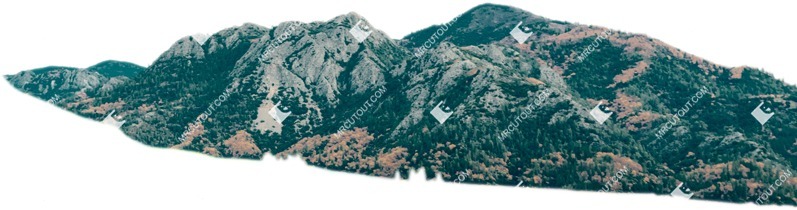 Mountains png background cut out (5637)