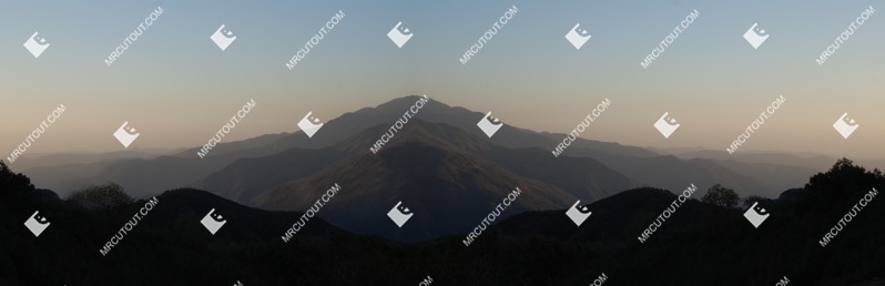 Mountains png background cut out (6130)