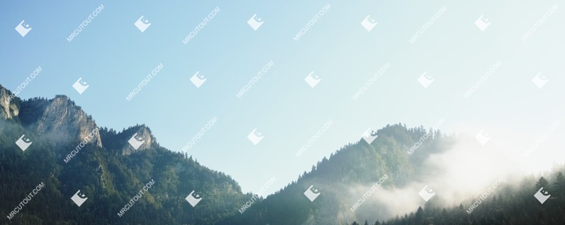 Mountains cut out background png (7032)