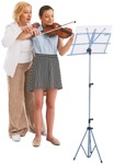 Music lesson standing  (4812) - miniature