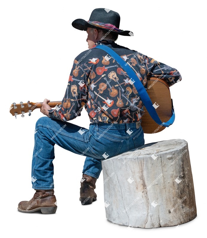 Musician on a party people png (18686)