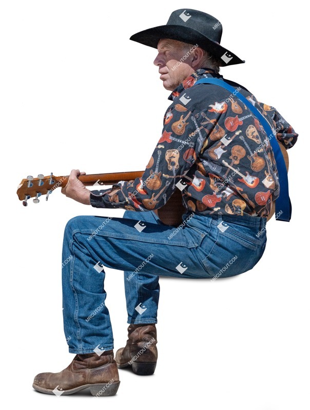 Musician on a party people png (18791)