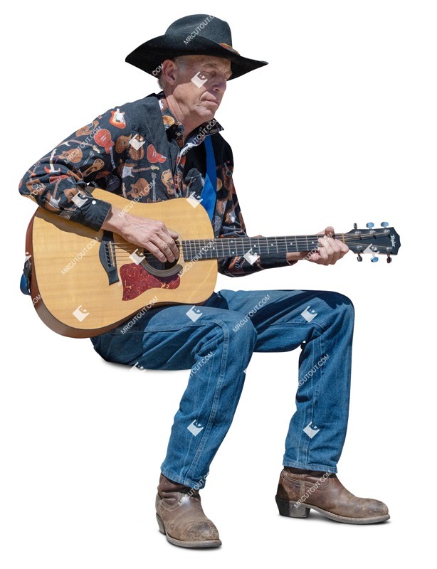 Musician on a party people png (18792)