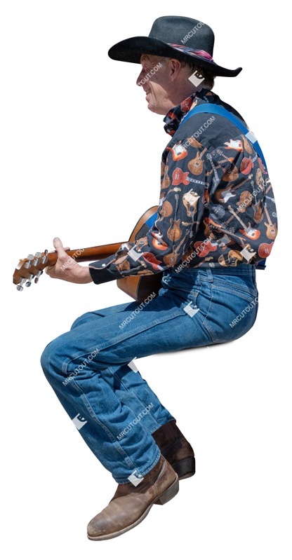 Musician on a party people png (19864)