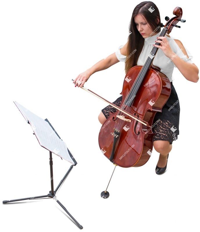 Musician sitting people png (4791)