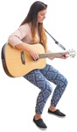 Musician sitting people png (4721) - miniature