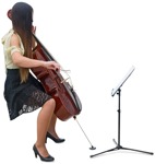 Musician sitting person png (3967) - miniature