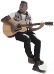 Musician sitting people png (1703) - miniature