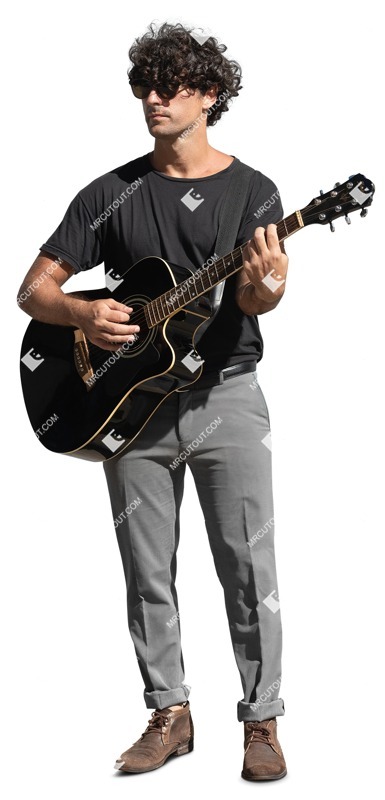 Musician standing png people (14897)