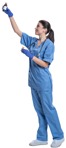 Cut out people - Nurse 0003 | MrCutout.com - miniature
